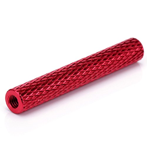 20 Pcs Aluminum Standoff M3 20MM 35MM Column Spacer for RC Multirotors (35mm Red)