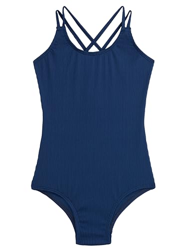 Kanu Surf girls Reese Upf 50 Beach Sport Criss-cross One Piece Swimsuit