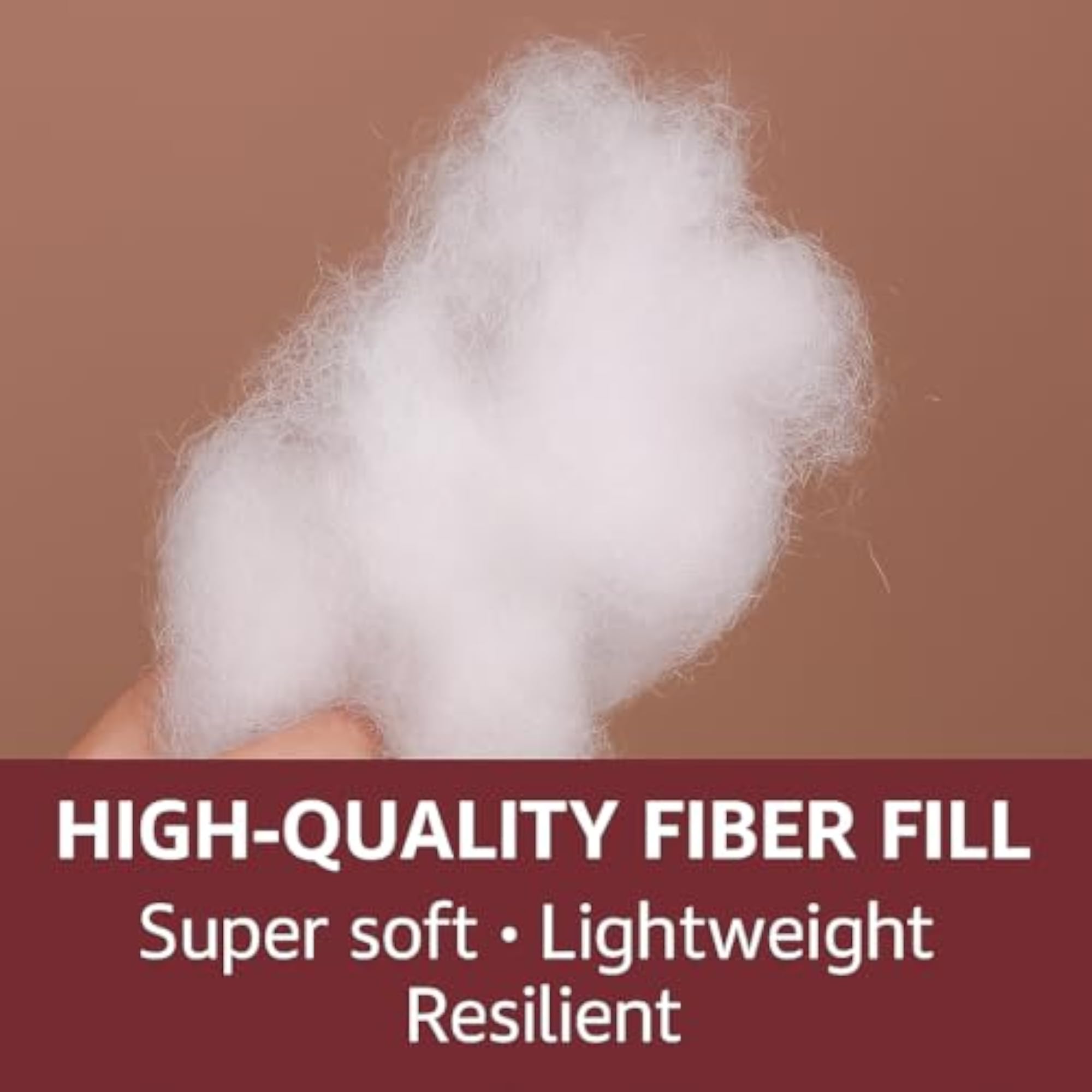 Premium Polyester Fiber Fill, Washable Stuffing, 200 Grams