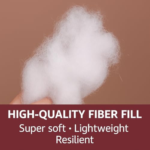 Image of Premium Polyester Fiber Fill, Washable Stuffing for Cushions, Pillows, Soft Toys, Non-Allergenic (4900 Gram)