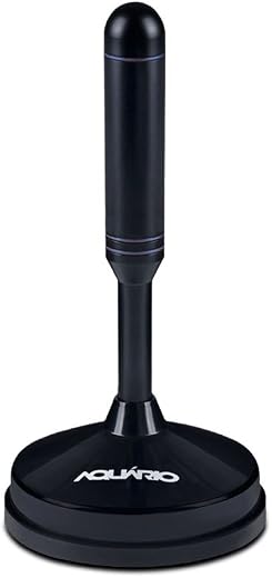 Aquario DTV-100 - Antena Interna TV Digital HDTV Cabo com Conector F Macho, Preto