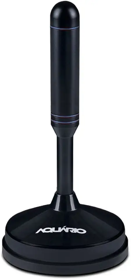 Aquario DTV-100 - Antena Interna TV Digital HDTV Cabo com Conector F Macho, Preto