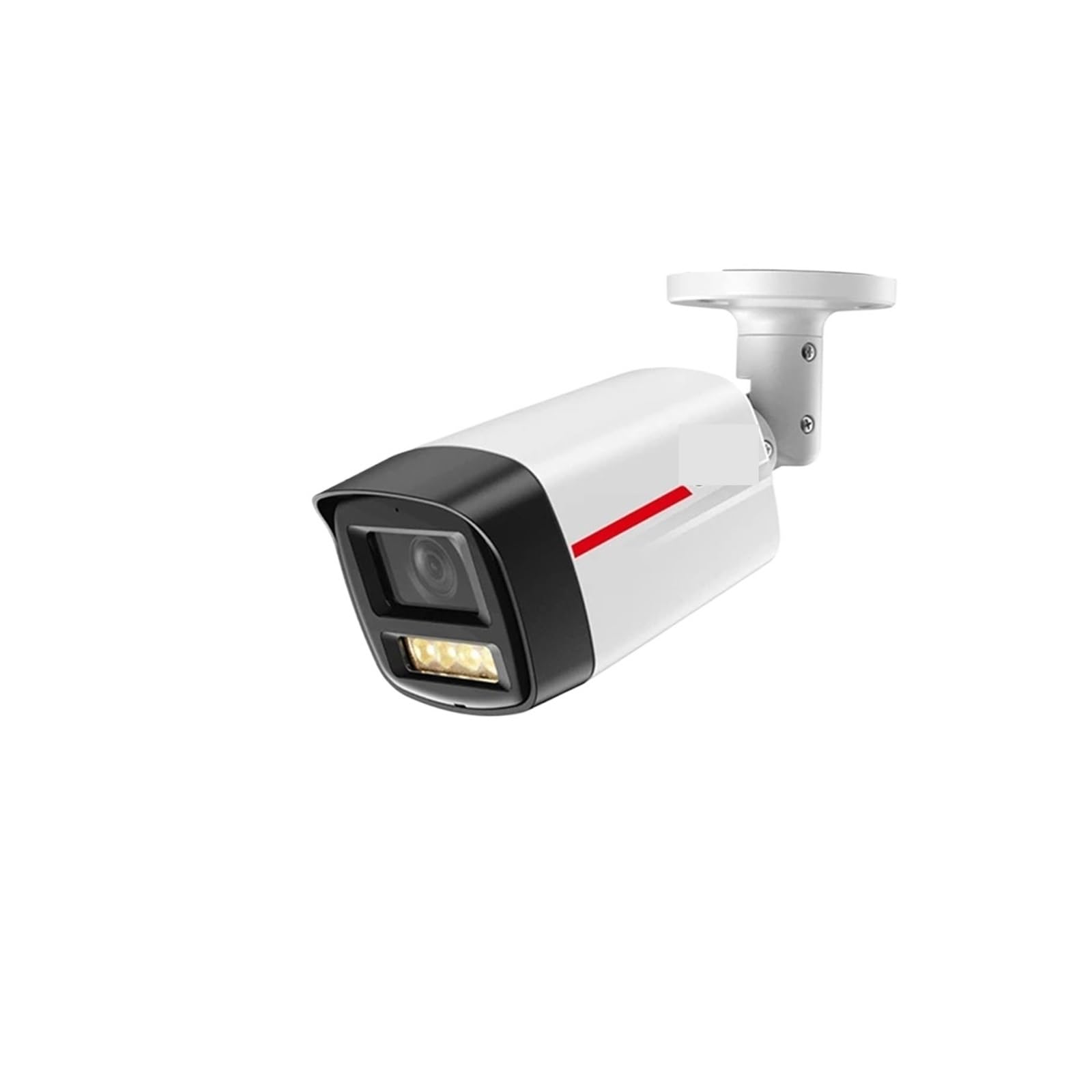 Oshpmbdlyfj 2.8Mm 4/8Mp Full Color Bullet Network Security Camera 50M Human Detection(,4Mp White Camera)