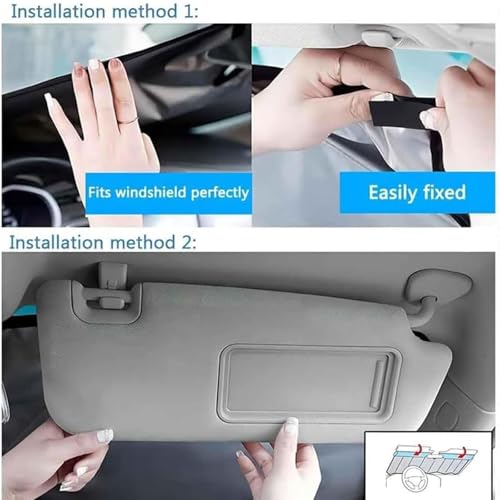 Parasol coche para Dacia Duster 2018+ delantero plegable antiluz y calor 5