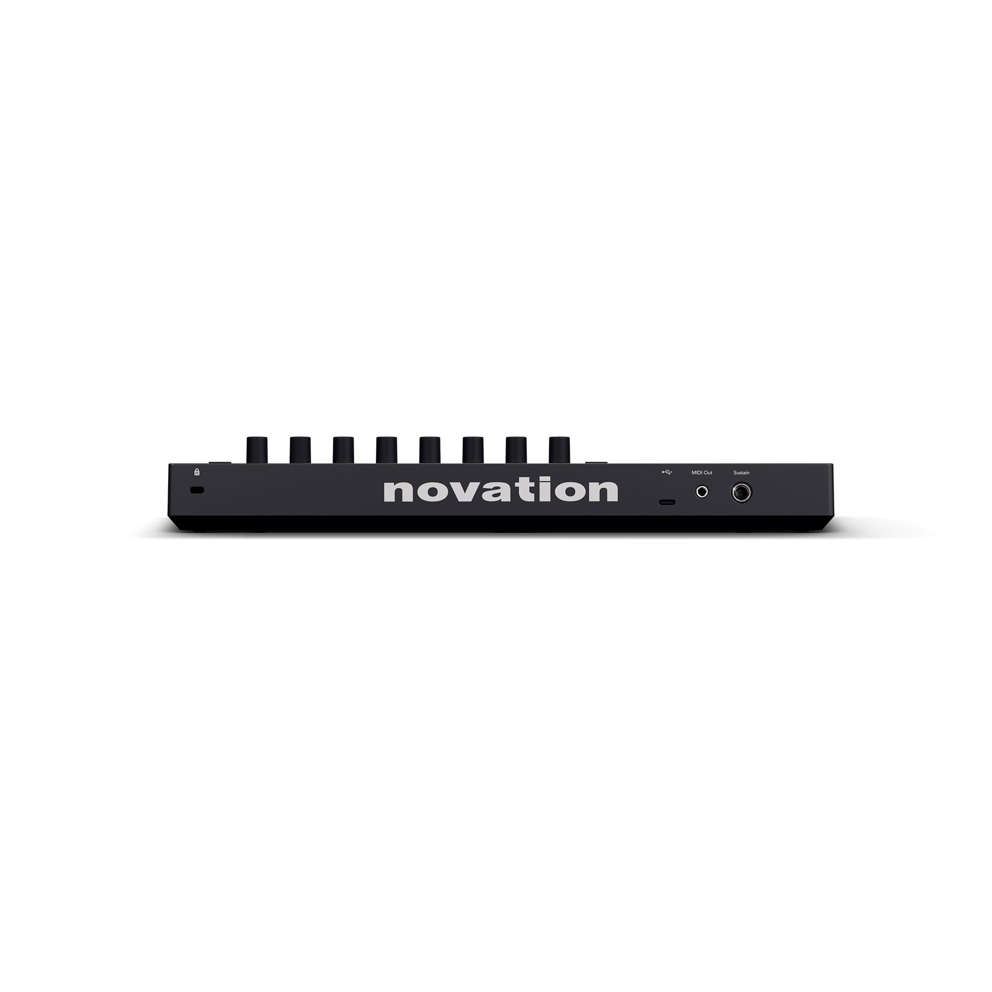Novation Launchkey Mini 25 [MK4] — clavier maître MIDI USB portable de 25 mini-touches avec intégration aux STAN. Mode Chord, mode Scale et arpégiateur. Bundle de logiciels musicaux fourni.