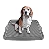 Mesh Training Toilet Potty Tray for Puppy and Small Size Dog 20.3 x 16.3 x 1.2 inch (Gray+Gray)
