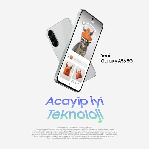 Samsung Galaxy A56 5G, Android-smartphone, 256 GB opslag, 8 GB RAM, antraciet, 6X besturingssysteem upgrade, groot scherm, lange levensduur van de batterij (Samsung Turkije gegarandeerd) - Afbeelding 5