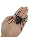 GOCROWN Fake Plastic Spiders Realistic for Prank Pack of 12