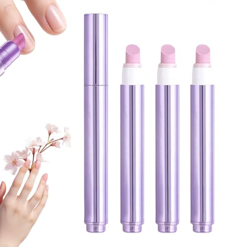2025 Upgrade 3 en 1 Nail Care Pen, Cuticle Oil Pens for Nails, Cuticle Pusher Nail Oil Pen with Ceramic Tip, Hidratante Strengthen Brighten Nails Care (3pcs)