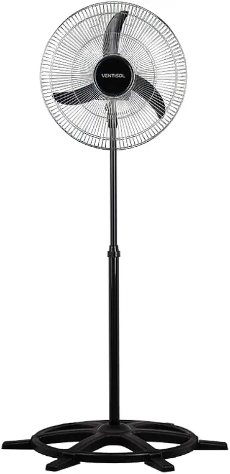 Ventisol Ventilador de Coluna Oscilante, Premium, Preto, 50cm, Bivolt