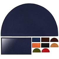 LucaHome Zerbino in cocco sintetico 40 x 70 cm marrone con base antiscivolo, zerbino in cocco liscio. Zerbino assorbente ingresso casa, ideale per porta esterna o corridoio
