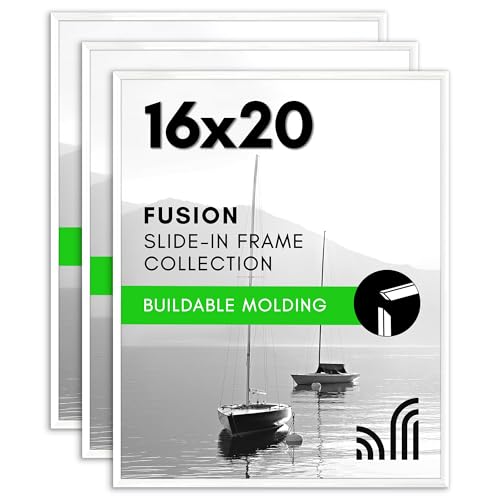 Americanflat 16x20 Picture Frame 3-Pack - White