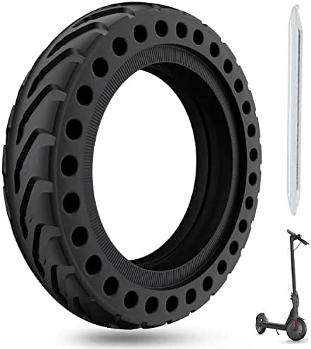 OUXI Xiaomi M365 Solid Tyre, Puncture Proof Electric Scooter Tyres Flat Free Tire Replacement Wheel 8.5 Inch Explosion Proof Rubber Honeycomb Front/Rear for Xiaomi Mijia M365 Pro (1PCS)
