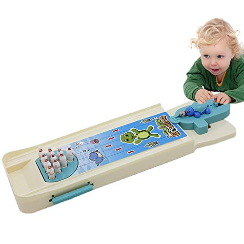 Preisvergleich Produktbild MAQLKC Bowling Spiele Sport Billardkugel Abrollrampe Queue Tisch Geschicklichkeitsspiel Freizeit Tischkegelspiel Tischkegelbahn Spielbrett Spielzeug Brettspiele