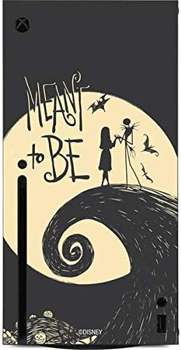 Skinit Decal Gaming Skin Compatible with Xbox Series X Console - Officially Licensed Disney The Nightmare Before Christmas Jack and Sally Meant to Be Design