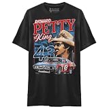 Black Rabbit 90s Racing Richard The King Petty 90s Retro 80s Unisex T-Shirt and Tops (Soft Premium Tee - Black, X-Large)