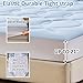 Friendriver Queen Size Cooling Mattress Pad Waterproof Mattress Topper for Hot Sleepers - Soft Breathable Mattress Cover with 8