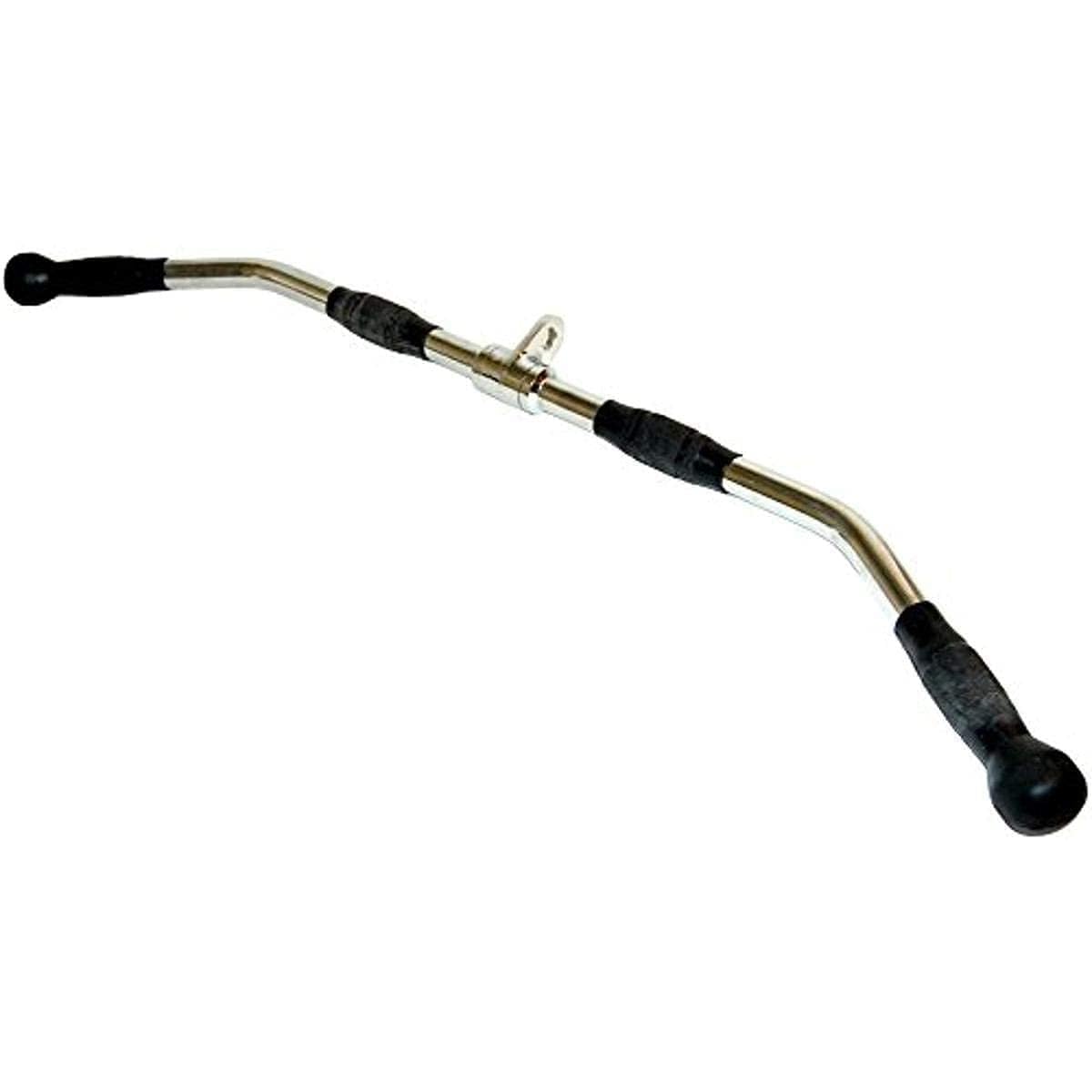 H S Multi-Grip Lat Pulldown Bar – Heavy Duty Chrome Steel Cable Attachment with Rubber Grips for Back, Shoulder & Arm Workouts – 4 Grip Positions Gym Training Bar-image-28