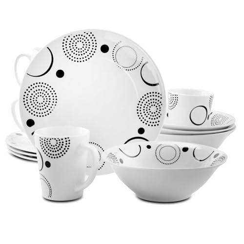 Gibson Home Modern Times 12-piece Dinnerware Set