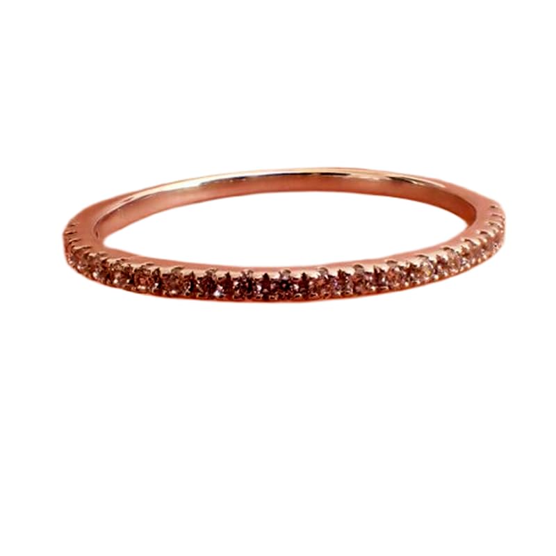 Bague d'éternité en argent à porter au quotidien pour briller