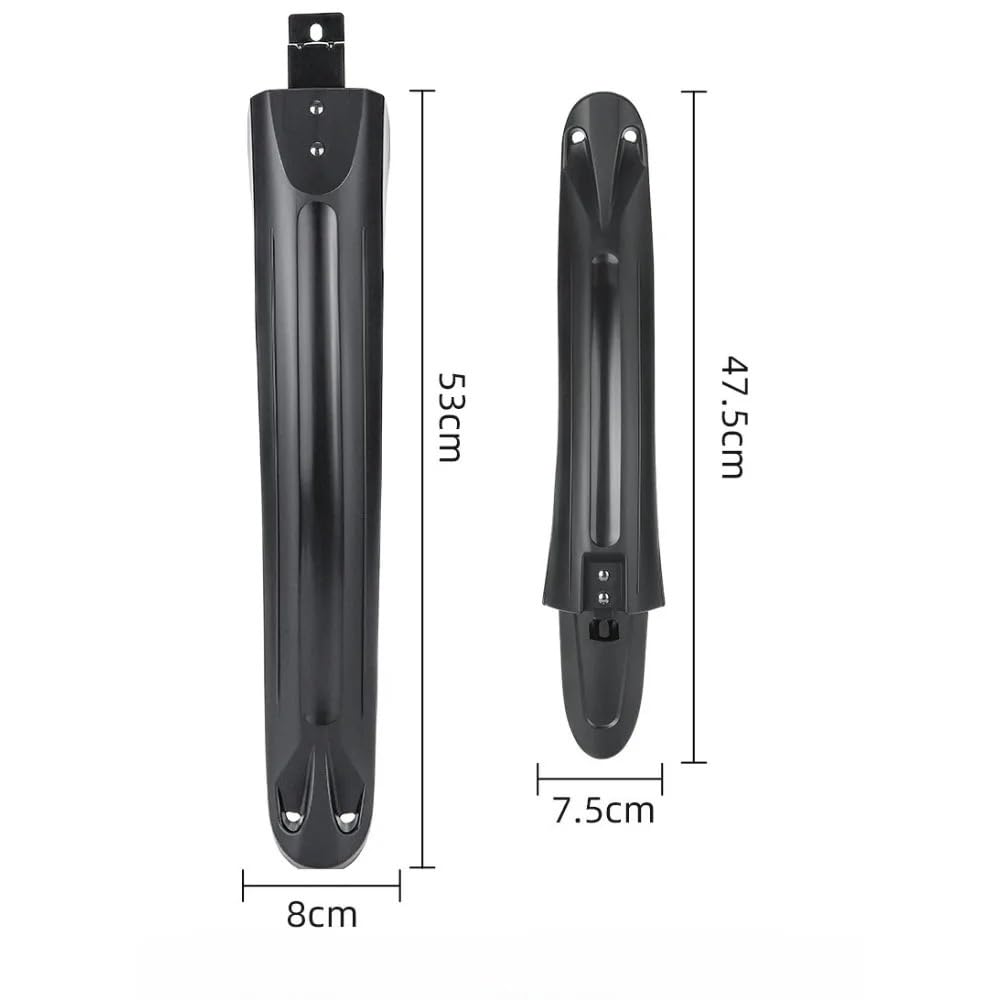 Guardabarros para Bicicletas Conjunto de Bicicleta de montaña salpicaderos Delantero Trasero