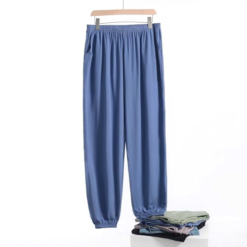 Mens Pajama Pants Sleep Lounge Bottoms Soft Comfy Long Pj Pant Sleepwear with Pockets Fitness Sport Relaxed Sleepwear2