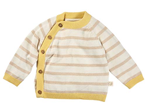 Bio Baby Jäckchen 100% Bio-Baumwolle (kbA) GOTS zertifiziert, Beige Ecru, 50/56 Cover
