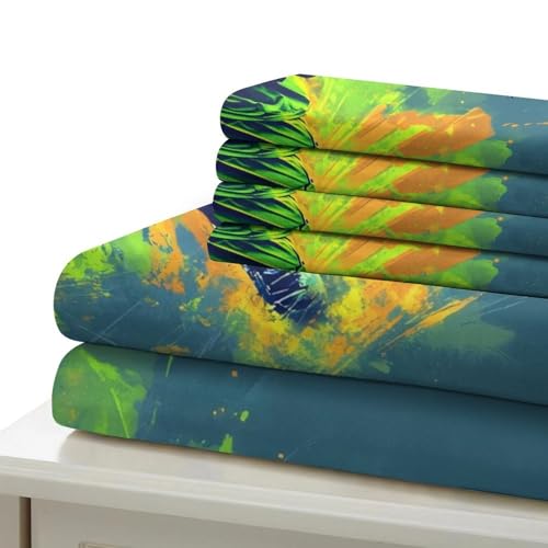 Parure de lit jungle douce et résistante en microfibre hypoallergique avec zip - 7
