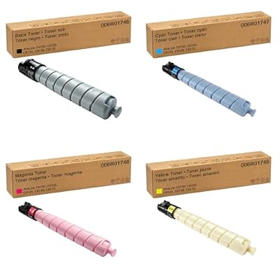 C8130 Toner Cartridge 006R01746 006R01747 006R01748 006R01749, 4 Pack