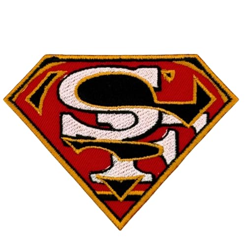 Alter Creations Rugby Fans Super San Francisco City Logo Patch Embroidery Football Iron On Sew On Embroidered Patch for Clothing Backpacks Jeans Motorcycle Sew On Custom Jackets Hats Tactical Bags