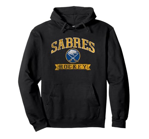 Buffalo Sabres Vintage Hockey NHL Officially Licensed Pullover Hoodie