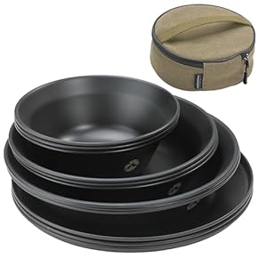  peak アウトドア食器セット 4点 楽天市場】FOXDOOR アウトドア 食器セット 4枚組セット シェラ