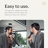 MANSCAPED® The Beard Hedger® PLUS – Męski regulowany trymer do brody i wąsów z 14 ustawieniami długości (1–20 mm), ostrze ze stali nierdzewnej, blokada podróżna, ładowanie przez USB-C