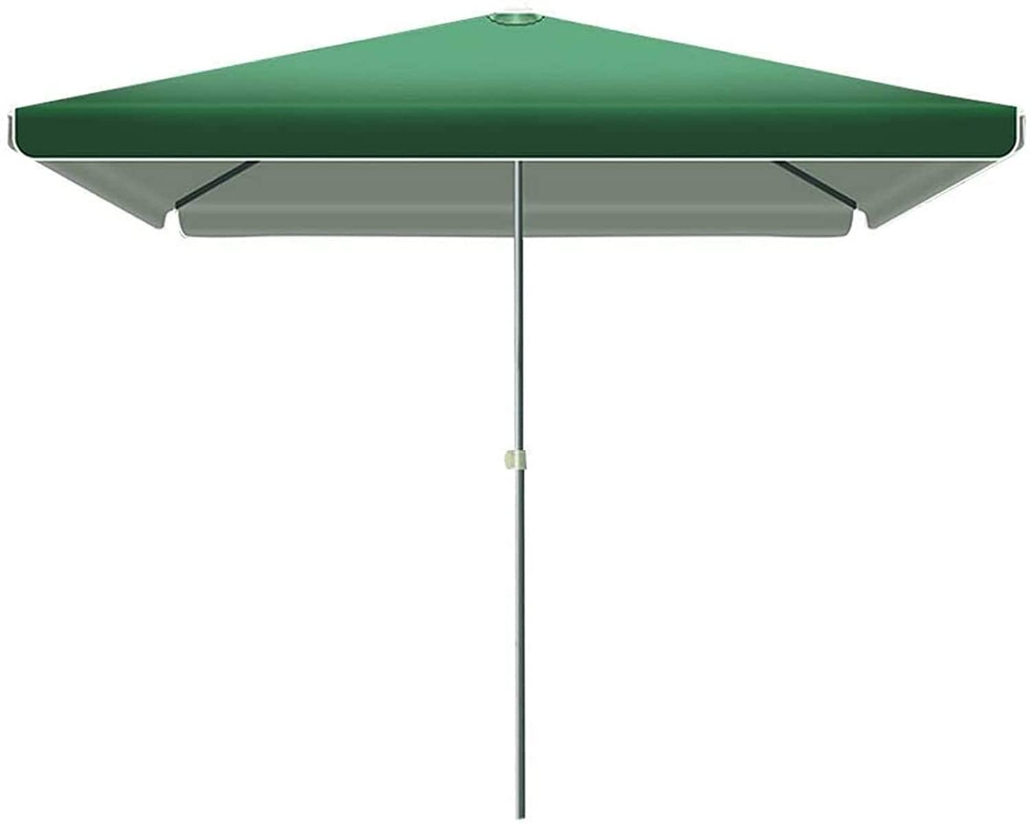 KKMNDE Sombrillas para Patio al Aire Libre Sombrilla de jardín Rectangular de 2,0 * 2,0 M, con 4 Alturas Ajustables para Tienda con Dosel para Exteriores/Jardines/balc