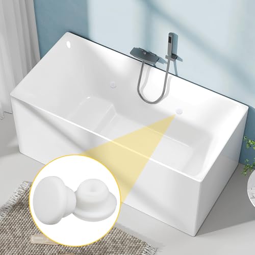 Image of 24Pcs Silicone Hole Plug Waterproof Plug Tube Plugs Soft Hole Plug White Bathtub Jet Covers 3 Sizes Fit for 14mm 15mm 16mm Bathtub Hole