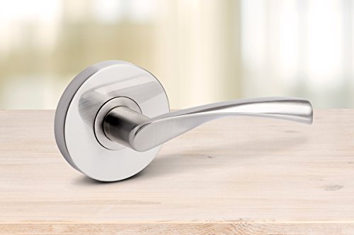 Avalon 0581 - Dummy (French Closet) - No Latch Mechanism In Satin Nickel Finish #TOP4