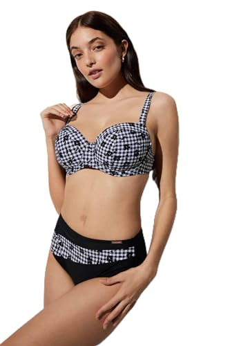 YSABEL MORA - Conjunto Bikini con aro diseño Vichy Copa E