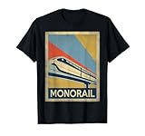 Vintage style Monorail Tshirt T-Shirt