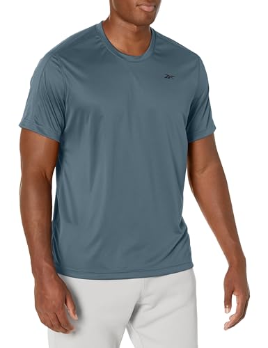 T-shirt technique Reebok homme haut de sport running fitness noir