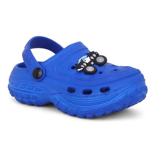 Image of FUEL Poddle Comfortable Indoor & Outdoor Casual Garden Clogs, Soft Cushioned Footbed and Lightweight EVA Slip-On Kids Clogs for Boys & Girls