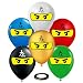Vision Ninjago 12" Party Balloons 30 Pcs, Assorted Colors Premium Latex