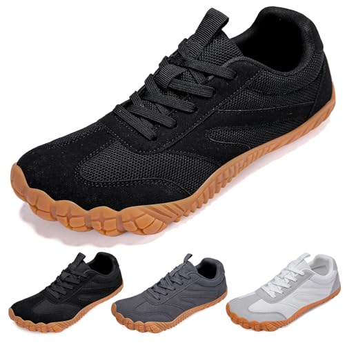 Chaussures pieds nus légères avec bout spacieux pour le sport et la marche
