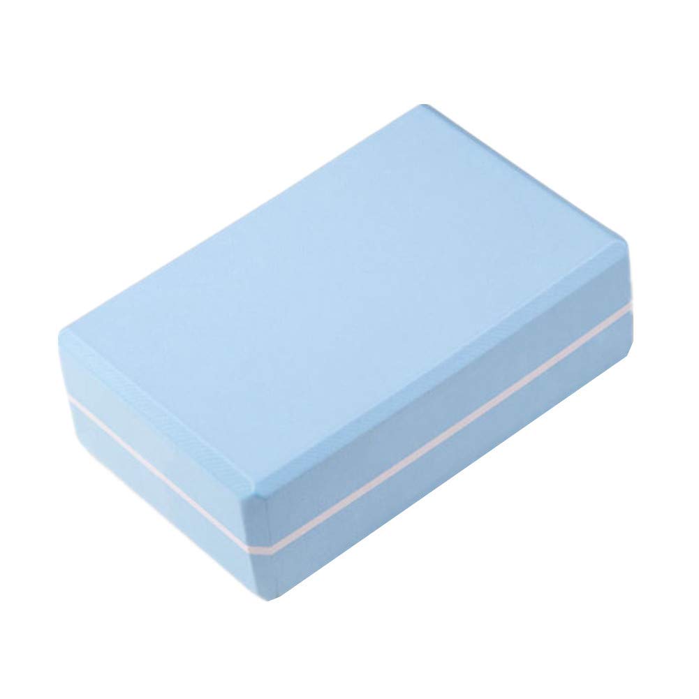 Bloc de yoga Eva fin - 30cm x 20cm x 2,8cm Bleu - Accessoires de yoga