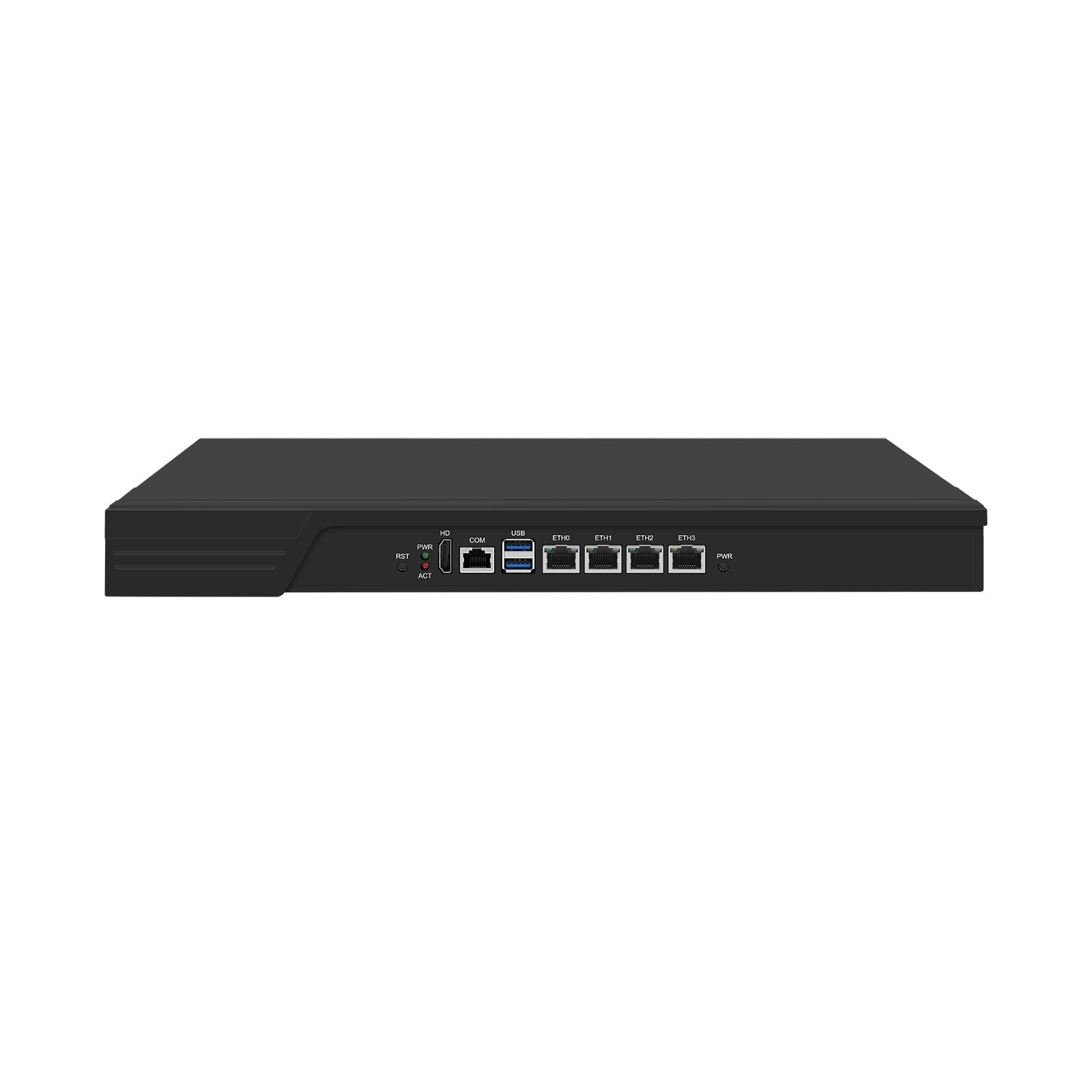 Firewall Hardware 1U, PFSense, OPNsense, VPN, Router PC, N150, RJ73, 4 x 2.5GbE LAN POE ETH0-3, Console, HDMI, VGA, Dual SIM Slot, TPM2.0, 16G RAM, 128G SSD