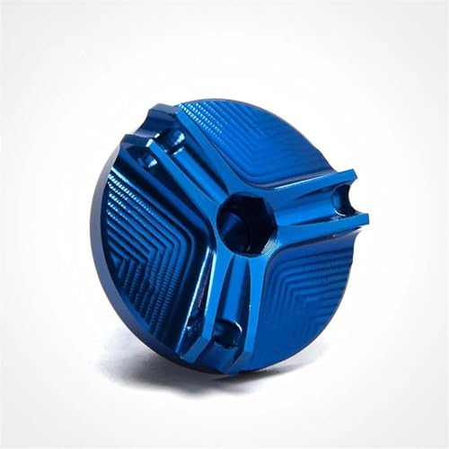 Tapa de líquido de frenos azul en aluminio CNC para motos TMAX 530 y DX