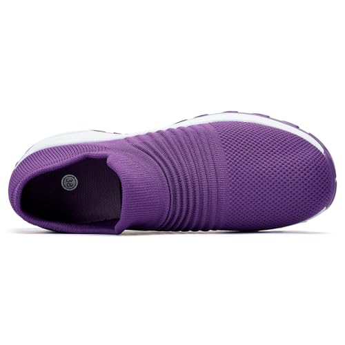 Image of Slow Man Women's Walking Shoes Sock Sneakers - Mesh Slip On Air Cushion Lady Girls Modern Jazz Dance Easy Shoes Platform Loafers