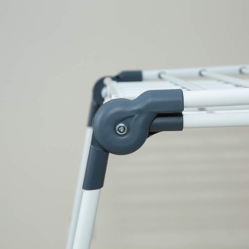 Miniatura 7 de Gullwing - Estante de secado de lavandería, ahorro de espacio, uso en interiores y exteriores, 61.81 x 22.84 x 51.18 pies