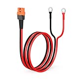 ELFCULB XT60i auf O-Ring, 12AWG XT60i Stecker mit Kabel, XT60i Kabel für Drohnen, RC Batterie, Powerstation(0.6M)