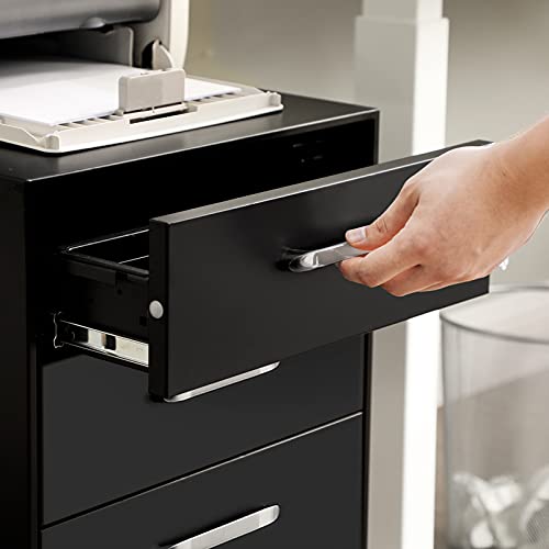 SONGMICS Rolcontainer, afsluitbare archiefkast met laden, kantoorkast met wieltjes, voor dossiers en documenten, met… - Image 6