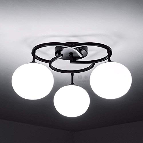 Plafonnier moderne LED verre luminaire circulaire de salon et éclairage extérieur accueil